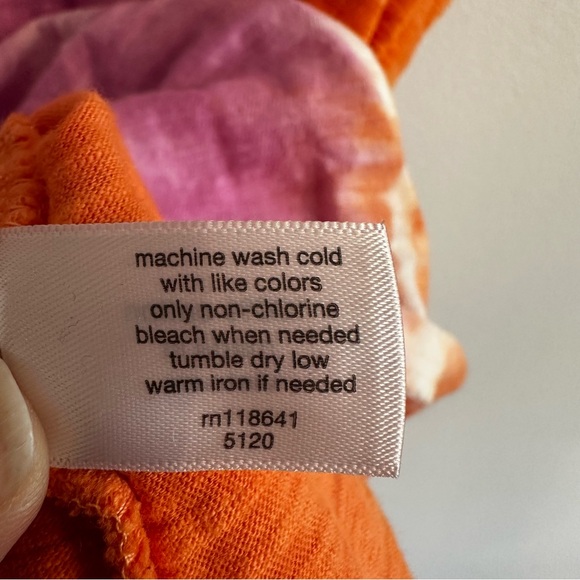 Lane Bryant Classic Perfect Sleeve Tee Women’s plus size 18/20, cotton tie dye - Picture 6 of 9